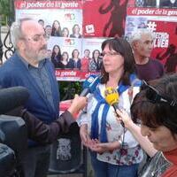 Inicio de campaña IU elecciones europeas La Roda 2014
